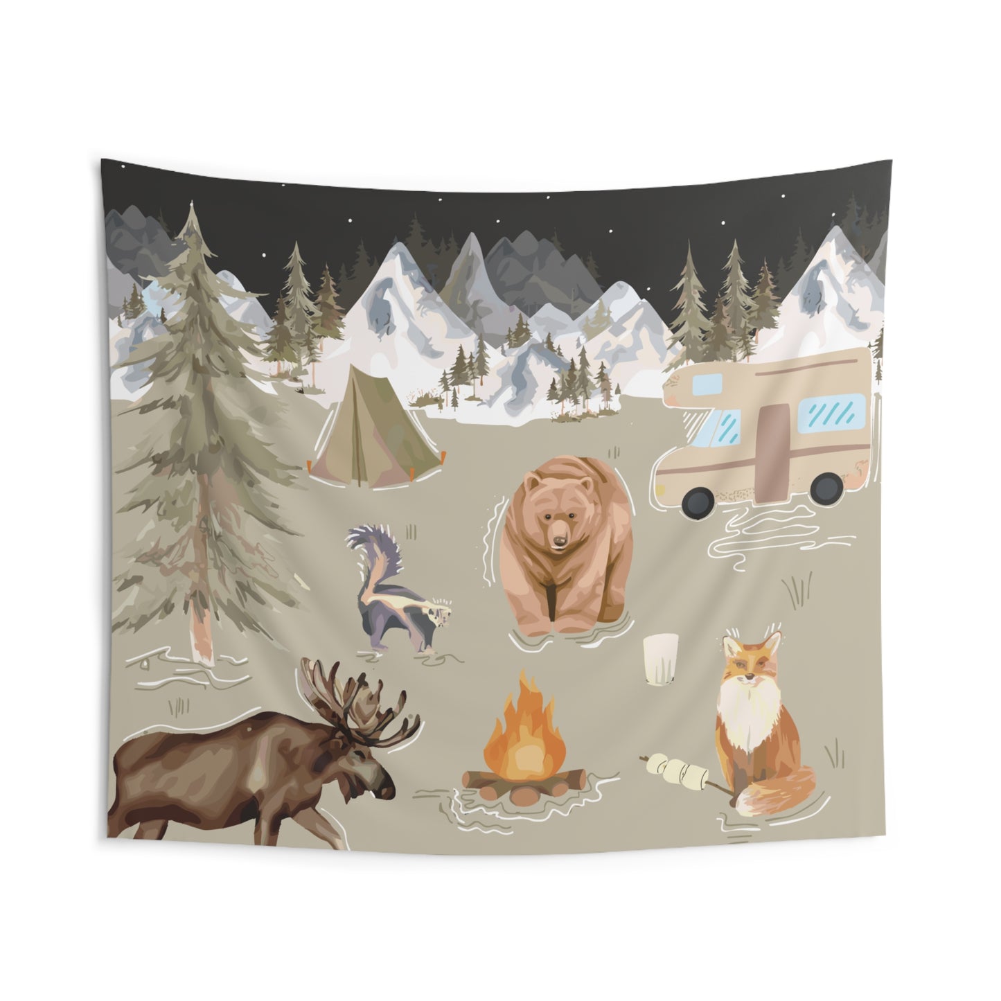 Milk Staches & Marshmallow Tales Tapestry