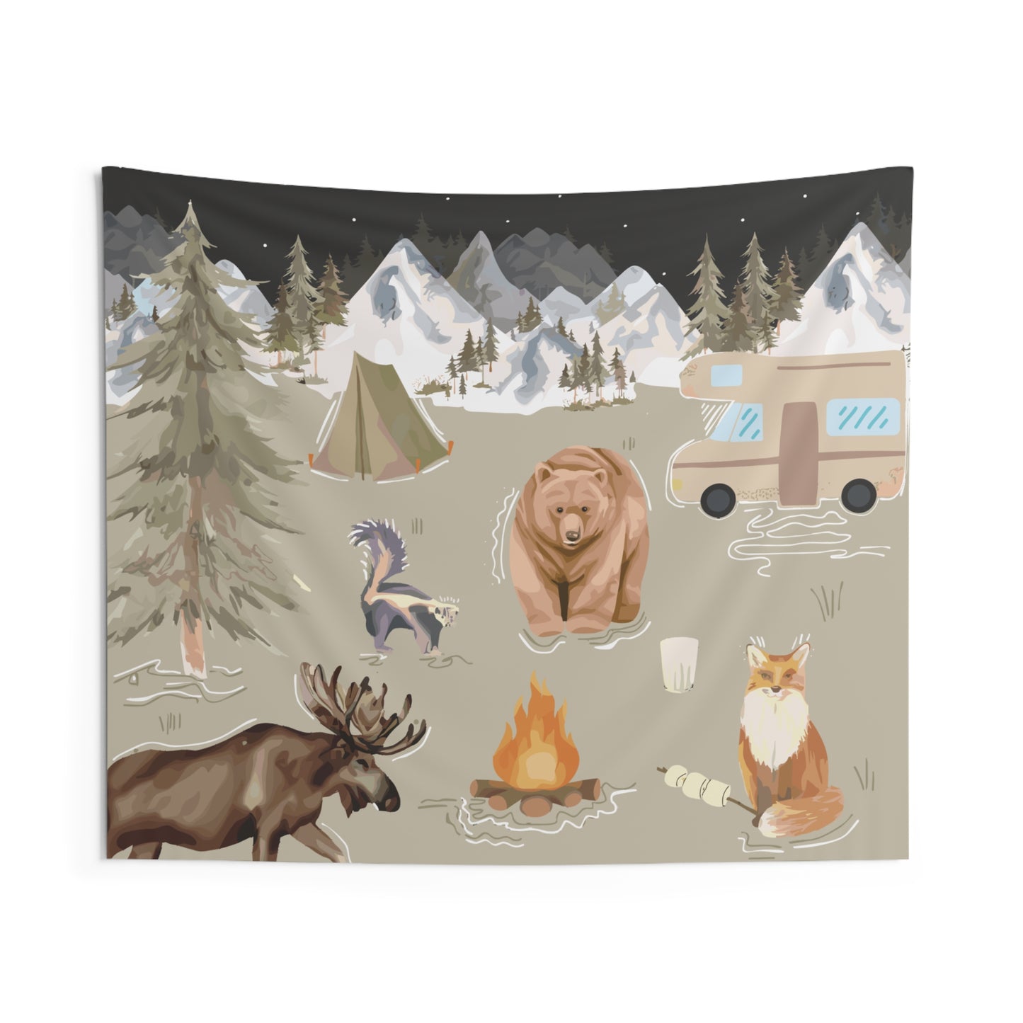 Milk Staches & Marshmallow Tales Tapestry