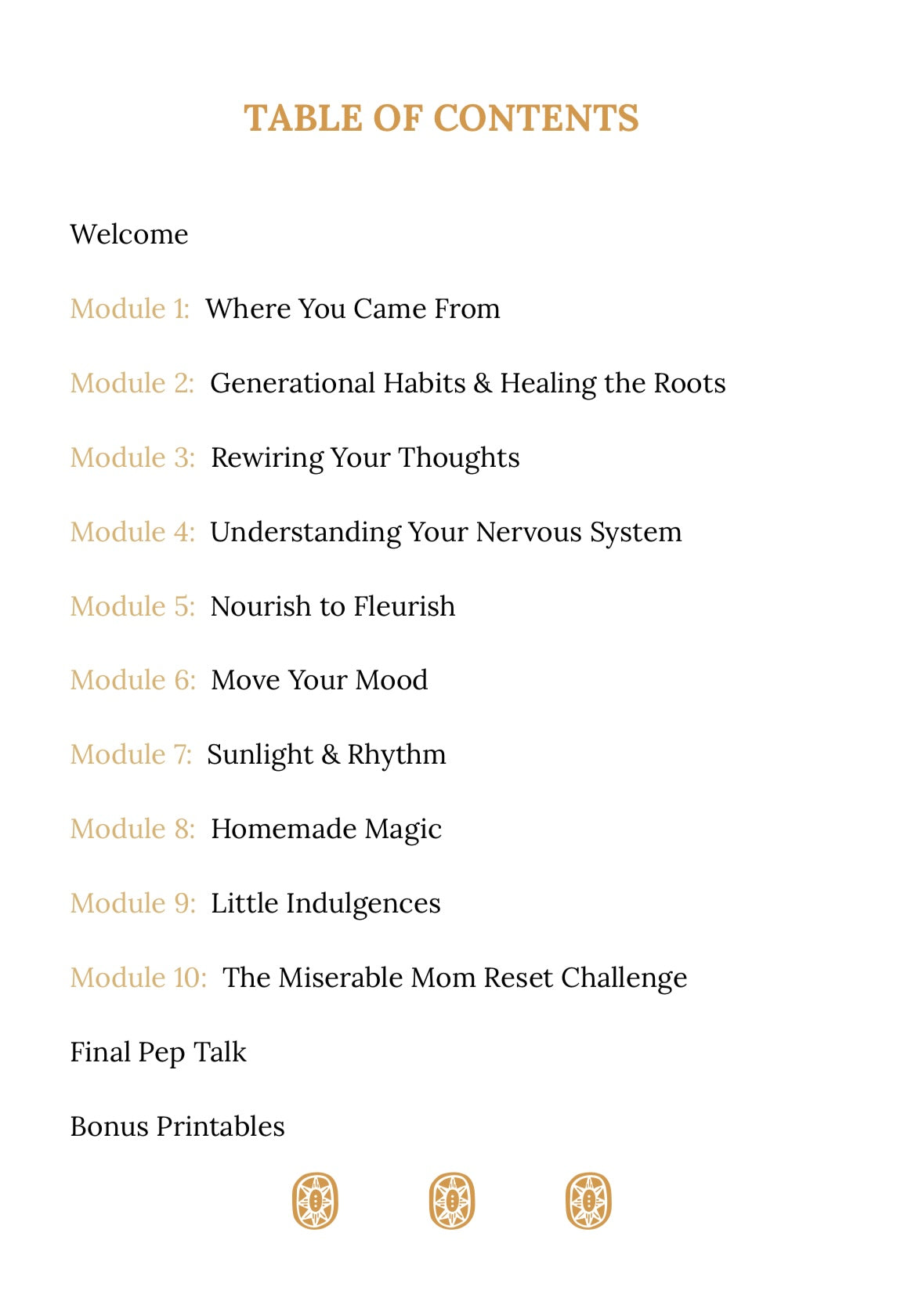 Make Your Happy Course